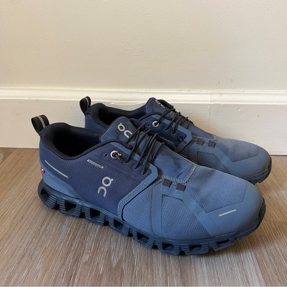 On Running Other - On Running Men's Cloud Waterproof Shoes blue navy 8.5
